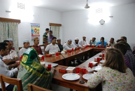 Door miscommunicatie vond onze Iftar-party vanavond al plaats.